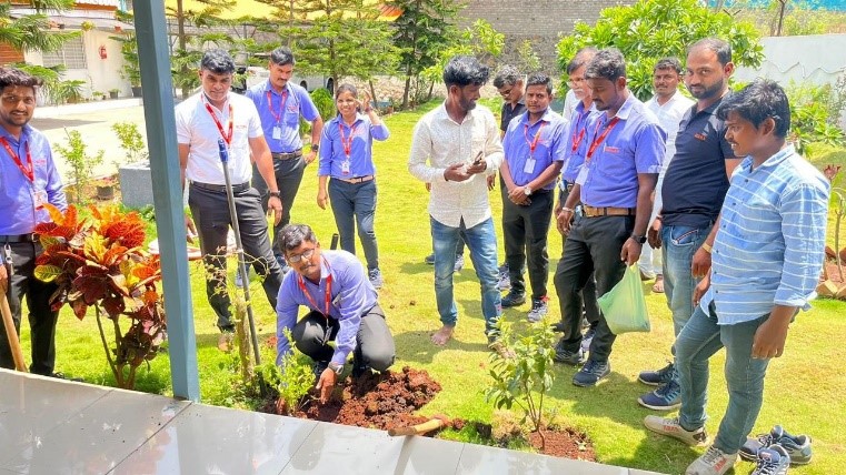 Tree Plantation with Police Force